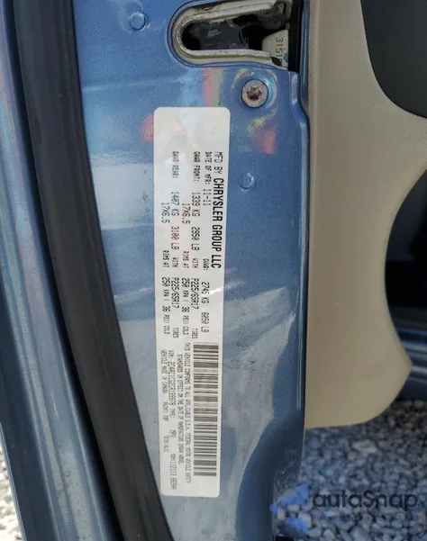 2012 Chrysler Town & Country Touring L from USA, damaged, VIN 2C4RC1CG2CR199978